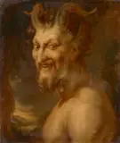 Autoportrait en faune by Louis Anquetin, Huile sur toile (Toile d'origine), sold Sep 2018