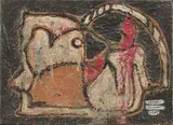 SANS TITRE by Serge Poliakoff, 1940-42, Huile sur toile, sold Oct 2018