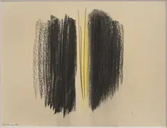 P1958-37 by Hans Hartung, 1958, Pastel sur papier, sold Oct 2018
