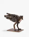 POULE ANDREE by Cesar, 1980, Bronze à patine dorée, sold Oct 2018