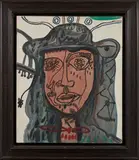 SANS TITRE by Michel Macréau, 1966, Huile sur toile, sold Oct 2018
