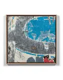 SANS TITRE by Raymond Hains, 1971, Affiches lacérées sur tôle, sold Oct 2018
