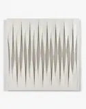 SPAZIO ESTROFLESSO BIANCO by Pino Manos, 1980, Technique mixte sur toile, sold Oct 2018