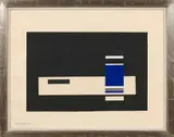 COMPOSITION PLASTIQUE N°5 by Jean Gorin, 1964, Collage de papiers, sold Oct 2018