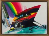 PHENOMENA CHINESE MANDARIN by Paul Jenkins, 1988, Acrylique sur toile, sold Oct 2018