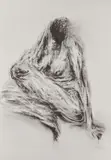 SANS TITRE by Eugène Dodeigne, 1972, Fusain sur papier, sold Oct 2018