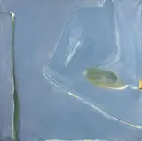 NOTRE DAME, BLEU PALE by Olivier Debré, 1964, Huile sur toile, sold Dec 2018