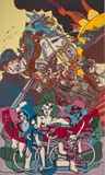 BILLY THE KID by Gudmundur Erro, 1983, Acrylique sur toile, sold Dec 2018