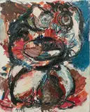 SANS TITRE by Karel Appel, 1959, Huile sur toile, sold Dec 2018