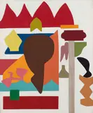 TRIANGLE II by Shirley Jaffe, 1992, Huile sur toile, sold Dec 2018