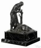 A worker by Jules Dalou, patinated bronze, offered Apr 2016