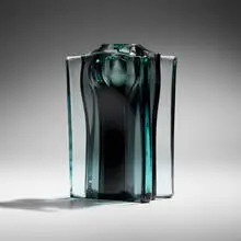 Solar Riser by Tom Patti, 1979, fused glass, hand-ground and polished, sold Sep 2026