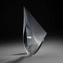 Bouquet of Light by Christopher Ries, 2002, cut, ground, and polished optical crystal, sold Sep 2026