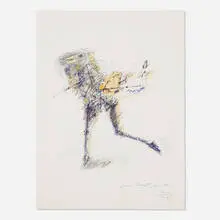 La Poule by Cesar, 1979, serigraph in colors, sold Aug 2021