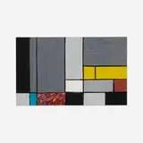 Untitled by Phillip Metman, 1919, gouache and collage on paper, offered Feb 2024