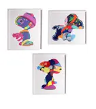 No One's Home, Stay Steady, The Things that Comfort by Kaws, 2015, Suite complète de 3 sérigraphies en couleurs sur papier Saunders Waterford, sold May 2018