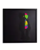 Dissected companion (black) by Kaws, 2006, Sérigraphie en couleurs sur papier velin noir, sold May 2018