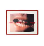 Don't make me angry by Barbara Kruger, 1999, C-print sur vinyle, sold May 2018
