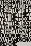 The Show is over by Christopher Wool, 1993, Lithographie offset en noir, sold May 2018