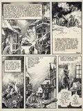 Jean-Claude FOREST by Jean-Claude Forest, Encre de Chine, gouache et collage pour la planche 43 de cet album publié en 1984 aux éditions Casterman. Signé et encad, sold May 2018