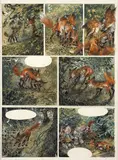 René HAUSMAN by René Hausman, Encre de Chine, aquarelle et gouache pour la planche 26 de cet album publié en 1993 aux éditions Dupuis. Encadré., sold May 2018