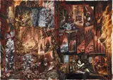Olivier LEDROIT by Olivier Ledroit, Encre et acrylique pour la double planche 14-15 de cet album publié en 2007 aux éditions Nickel Productions., sold May 2018