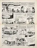TIBET (Gilbert Gascard dit) by Tibet, Encre de Chine sur papier pour la page 8 de cet album publié en 1965 aux éditions du Lombard. Prépublié en 1963 dans le , sold May 2018