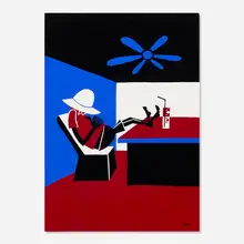 Untitled by Yusuke Hanai, acrylic on wood, offered Sep 2026