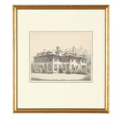 The Stanley House, New Bern, North Carolina by Louis Orr, Etching, sold Oct 2026