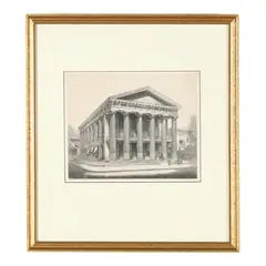 The Old Court House, Salisbury, North Carolina by Louis Orr, Etching, sold Oct 2026