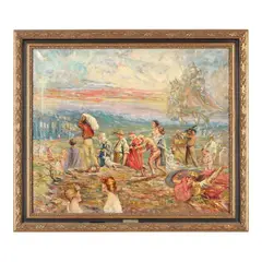 The Goal by John A. Kohl, Oil on canvas, sold Oct 2026