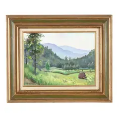 Waynesville, North Carolina by Dayrell Kortheuer, Oil on canvas board, sold Oct 2026