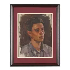 Self Portrait by Alexander Fesiuk, Oil on canvas, sold Oct 2026