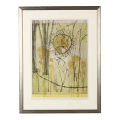 Summer's End by Kathleen Spagnolo, Etching in colors, sold Oct 2026