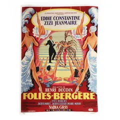 Folies Bergère by Pièrre Pigeot, Lithographic poster in colors, sold Oct 2026