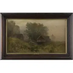 Landscape by Frank Rehn, Oil on canvas, sold Jun 2009