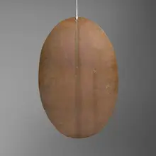 Oval Gong for Nice Song (B-2486) by Val Bertoia, 2021, silicon bronze, sold Sep 2026