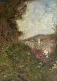 Bord de rivière en été by Adolphe Clary-Baroux, Huile sur toile, sold Jun 2018