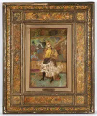 Tabarin by Augustin Grass-Mick, Huile sur carton, sold Jun 2018