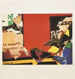 Sans titre by Rotella, Lithographie, E.A, signée dans la planche et en bas à droite avec dédicace, sold Jun 2018