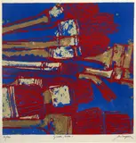 Grandes Brosses by Daniel Riberzani, Estampe, signée et numérotée "90/130", sold Jun 2018