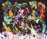 The Fall, 2017 by (John Andrew Perello dit) Jonone, Lithographie en couleur sur papier, sold Jun 2018