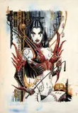 Olivier LEDROIT by Olivier Ledroit, Encre acrylique et collage pour la couverture de la réédition de cet album publié en 2017 aux éditions Glénat. Signé et , sold Nov 2018