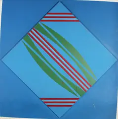 "Blue Spinner" by Michael Tyzack, Acrylic on board, sold Nov 2010