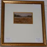 Cromer beach, early morning by John Bond, watercolour, offered Nov 2010