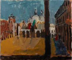 St Marks Square, Venice by Earl George Alexander Eugene Douglas Haig, sold Oct 2010