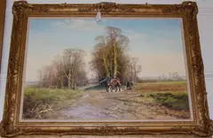 Plough team at rest by Tony Sheath, sold Sep 2010