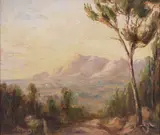 'Morning. From Wymberg Hill Towards Muizenberg' by Edward Clark Churchill Mace, Oil on board, offered Sep 2010