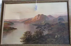 Near Ardlui, Loch Lomond by Frank E. Jamieson, oil on canvas, sold May 2010