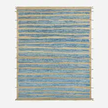 Moroccan style low pile carpet by Contemporary, hand-knotted wool, sold Sep 2026